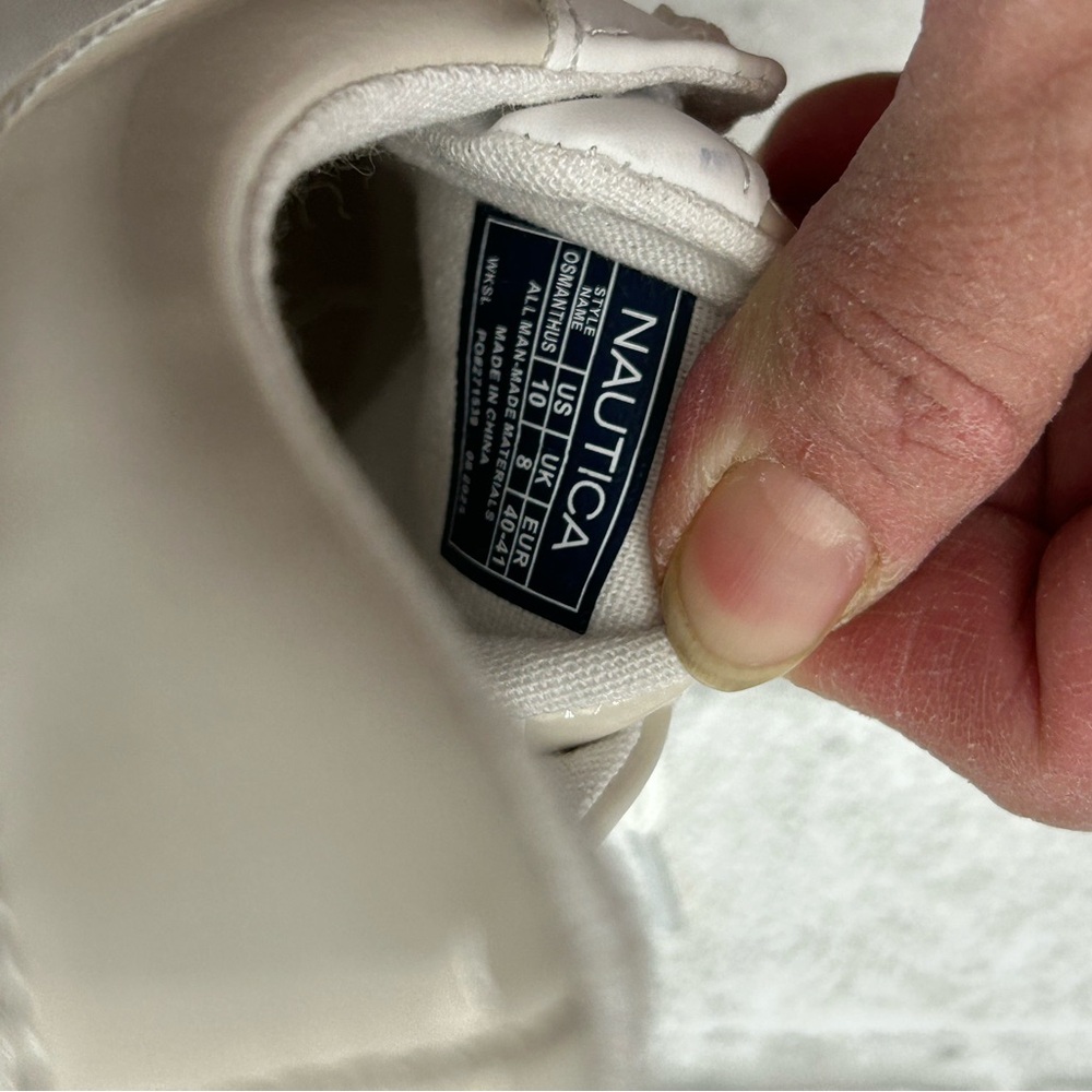 Nautica Women's Classic White Sneakers - Picture 8 of 8